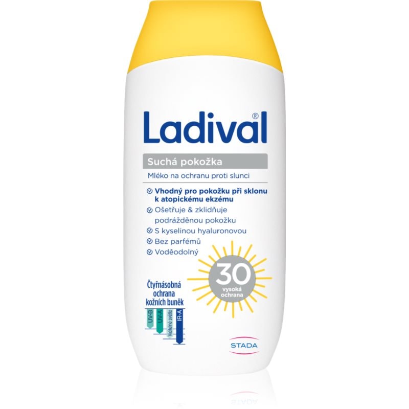 Ladival Dry Skin защитно мляко против слънчеви лъчи SPF 30 - Грижа за тяло - Сравни цени от 1 магазин с безплатна доставка