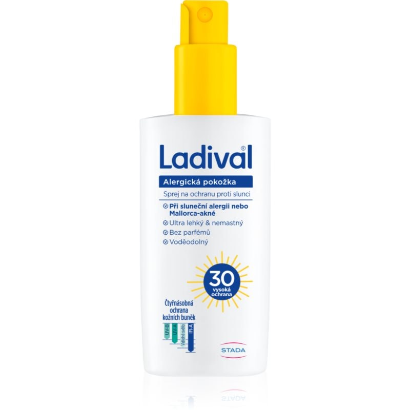 Ladival Allergic Skin слънцезащитен спрей SPF 30 - Грижа за тяло - Сравни цени от 1 магазин с безплатна доставка