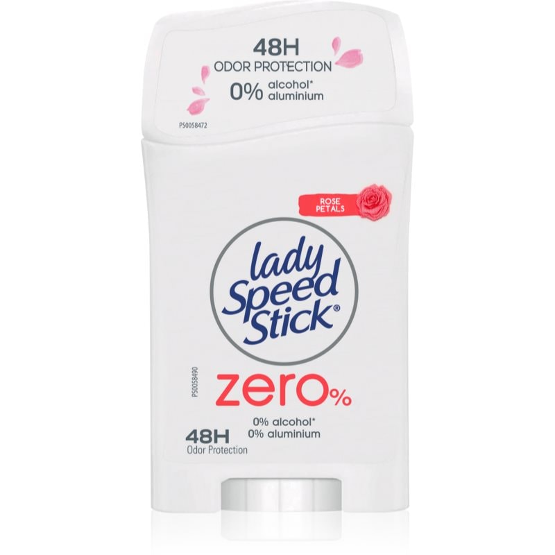 Lady Speed Stick Zero Fresh Rose Petals дезодорант-стик без съдържание на алуминиеви соли - Грижа за тяло - Сравни цени от 1 магазин с безплатна доставка