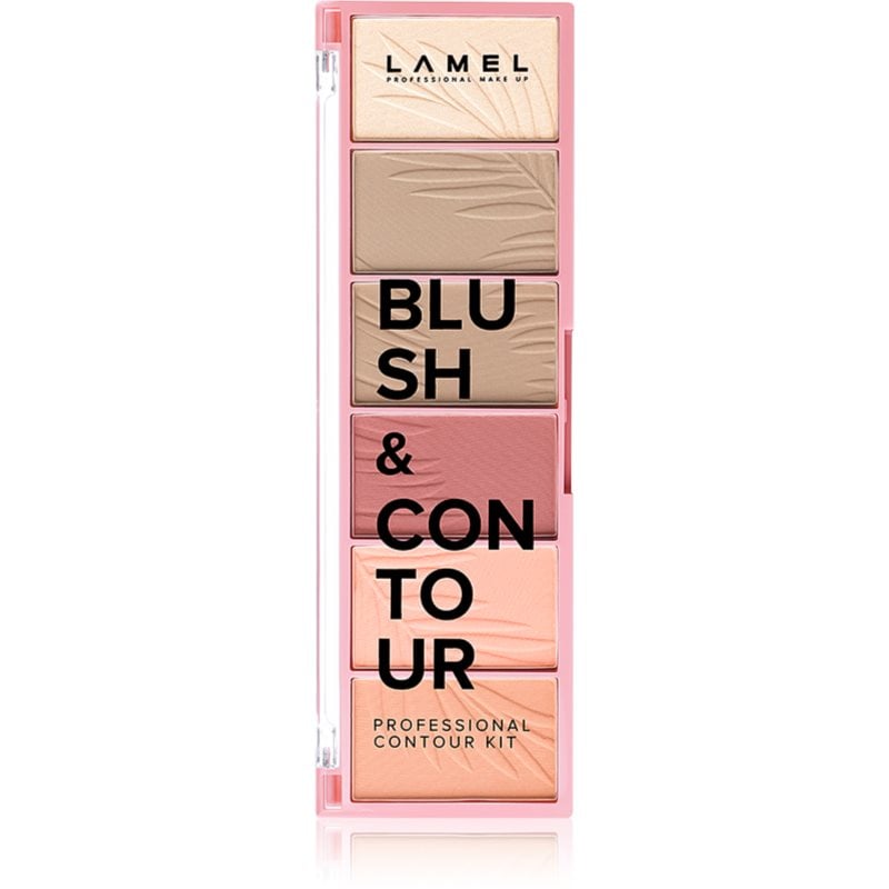 LAMEL Blush & Contour палитра ружове за контуриране