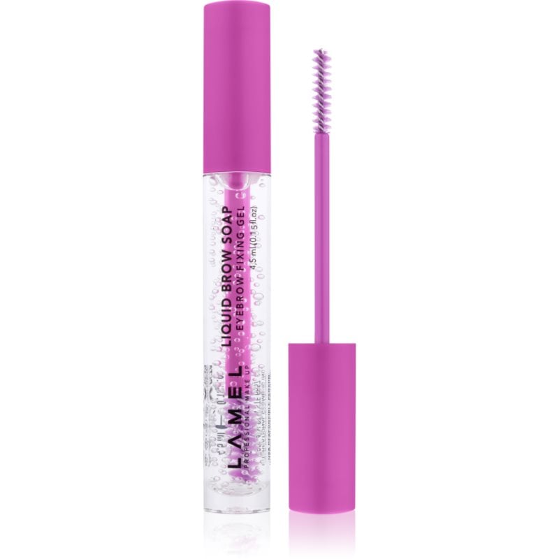 LAMEL Liquid Brow Soap прозрачен фиксиращ гел за вежди 4