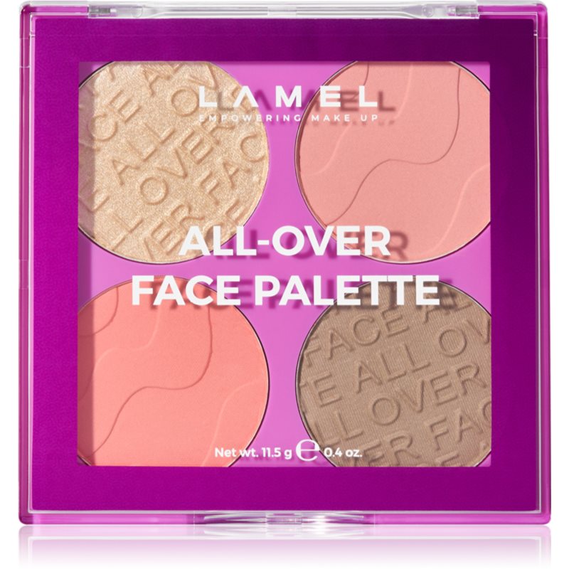 LAMEL All-Over Face Palette палитра за цялото лице цвят 01 11.5 гр. - Грим - Сравни цени от 1 магазин с безплатна доставка