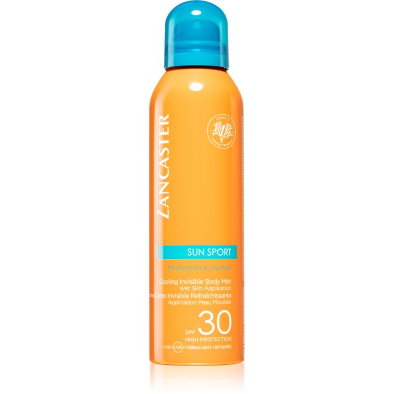 Lancaster Lancaster Sun Sport Cooling Invisible Body Mist слънцезащитна охлаждаща мъгла за тяло SPF 30 (ocean friendly) - Унисекс парфюм 200мл - Сравни цени от 1 магазин с безплатна доставка
