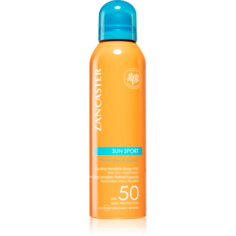 Lancaster Sun Sport Cooling Invisible Body Mist слънцезащитна охлаждаща мъгла за тяло SPF 50