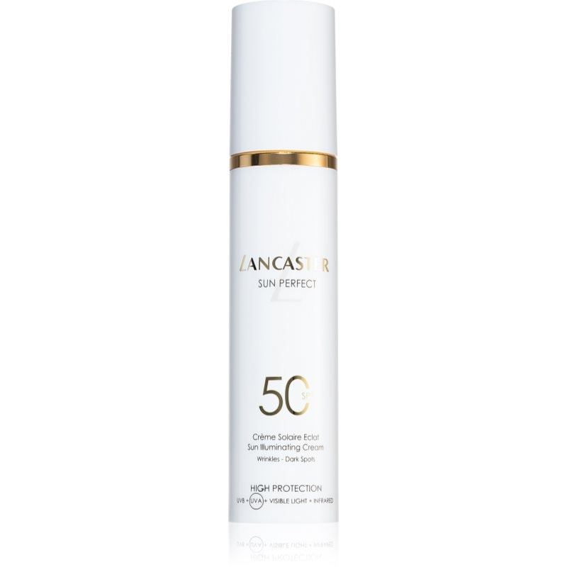 Lancaster Sun Perfect Sun Illuminating Cream SPF 50 озаряващ дневен крем против бръчки и тъмни петна SPF 50 - Грижа за тяло - Сравни цени от 1 магазин с безплатна доставка