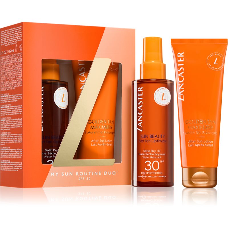Lancaster Sun Beauty подаръчен комплект за тен SPF 30 - Комплект - Сравни цени от 1 магазин с безплатна доставка