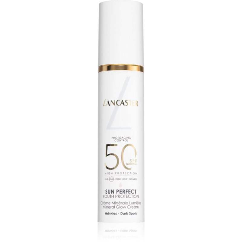 Lancaster Sun Perfect Mineral Glow Cream SPF50 минерален крем за освежаване и хидратация SPF 50