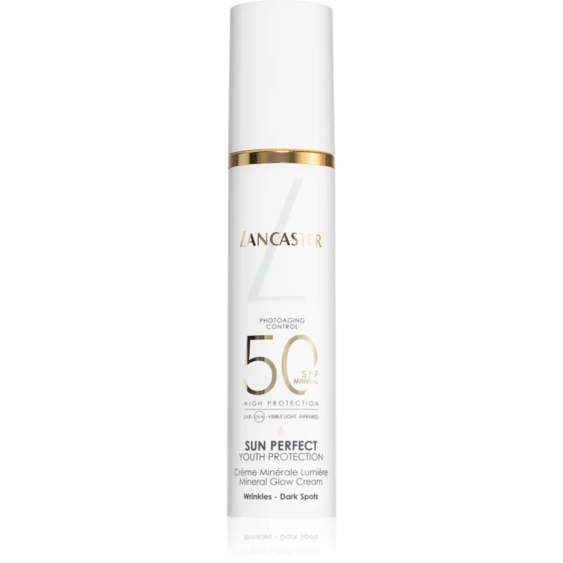 Lancaster Sun Perfect Mineral Glow Cream SPF50 минерален крем за освежаване и хидратация SPF 50 - Грижа за тяло - Сравни цени от 1 магазин с безплатна доставка