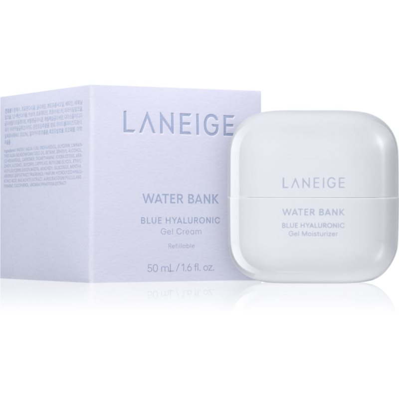 LANEIGE Water Bank Blue Hyaluronic Gel Cream Refillable хидратиращ гел крем за смесена и мазна кожа за многократно пълнене - Грижа за лице - Сравни цени от 1 магазин с безплатна доставка