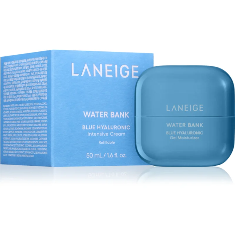 LANEIGE Water Bank Blue Hyaluronic Intensive Cream Refillable интензивен крем с хиалуронова киселина за многократно пълнене - Грижа за лице - Сравни цени от 1 магазин с безплатна доставка