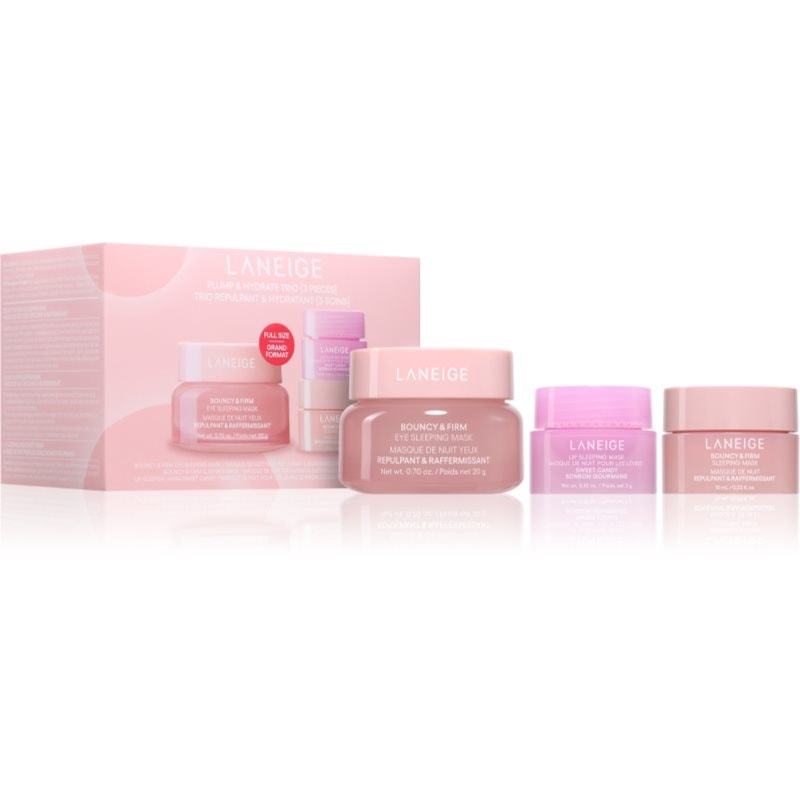 LANEIGE Plump & Hydrate Trio комплект маски за лице - Комплект - Сравни цени от 1 магазин с безплатна доставка
