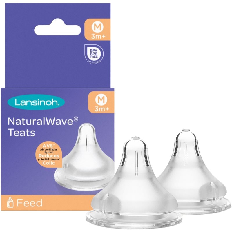Lansinoh NaturalWave биберон за шише Medium - За деца - Сравни цени от 1 магазин с безплатна доставка