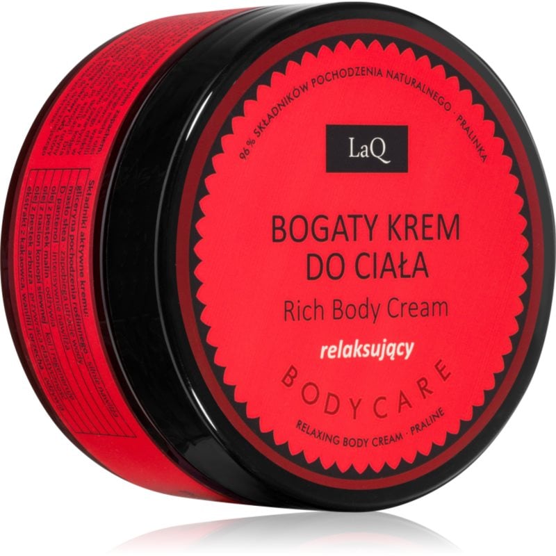 LaQ Praline крем за тяло с успокояващ ефект