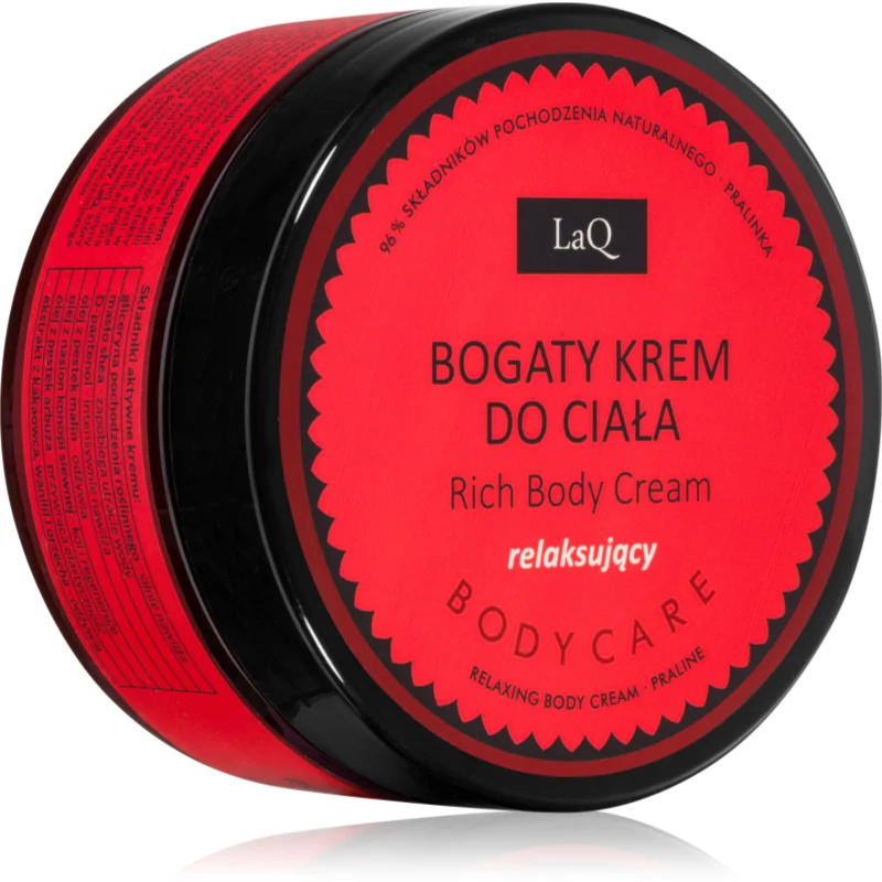 LaQ Praline крем за тяло с успокояващ ефект