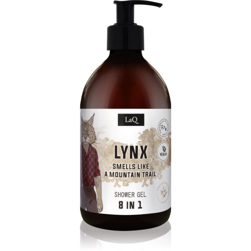 LaQ Lynx From Mountain свеж душ гел 8 в 1