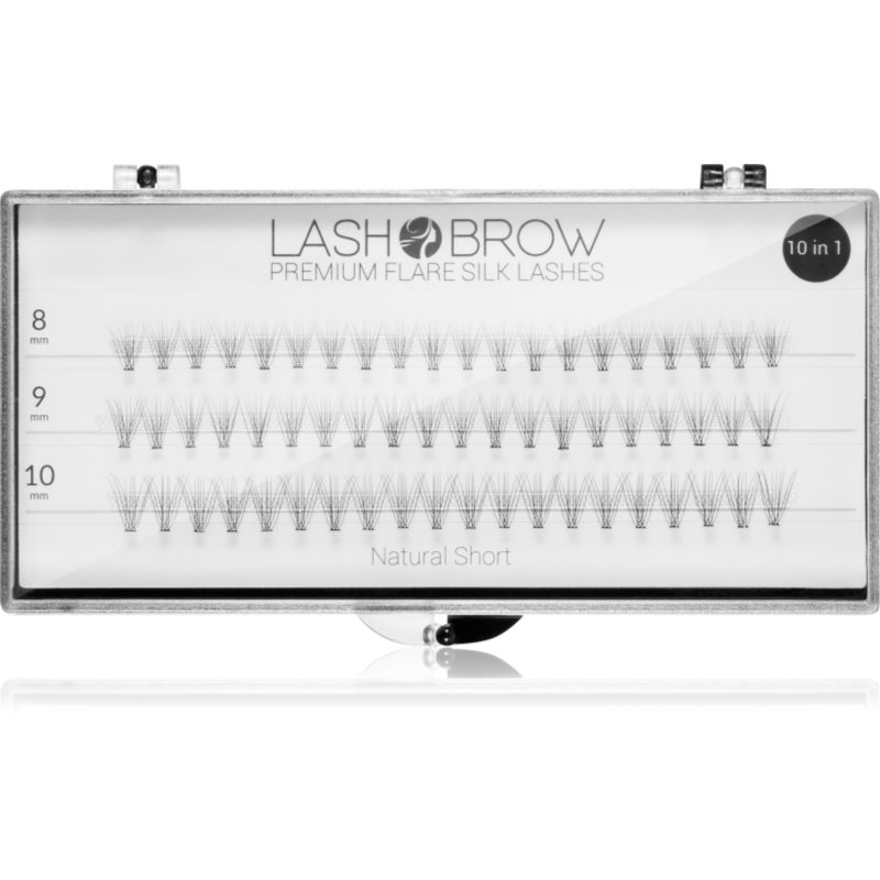 Lash Brow Premium Flare Silk Lashes изкуствени мигли Natural Short - Грим - Сравни цени от 1 магазин с безплатна доставка