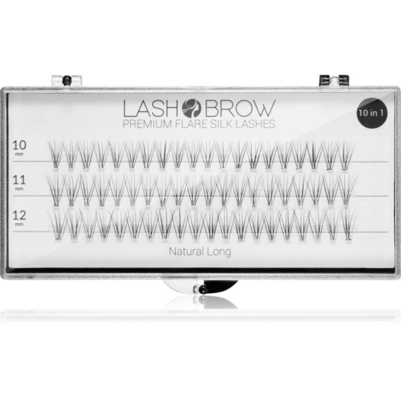 Lash Brow Premium Flare Silk Lashes изкуствени мигли Natural Long - Грим - Сравни цени от 1 магазин с безплатна доставка