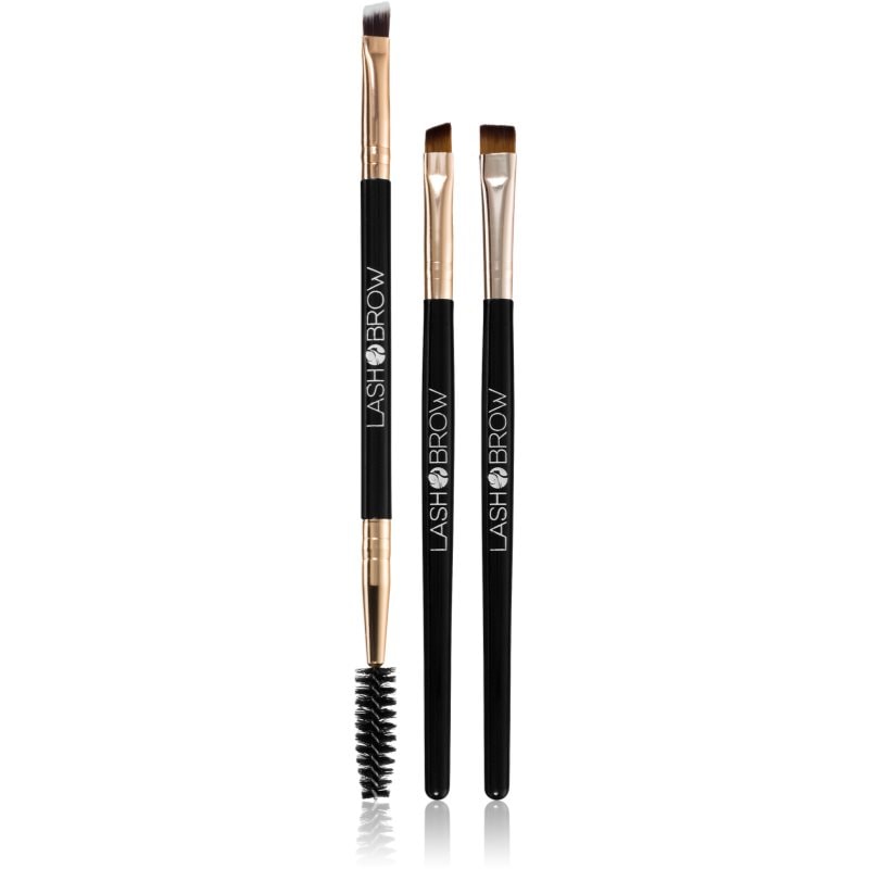 Lash Brow Eyebrow brushes комплект четки за вежди - Комплект - Сравни цени от 1 магазин с безплатна доставка