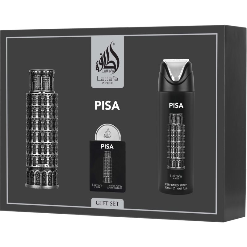 Lattafa Lattafa Pisa подаръчен комплект за мъже - Мъжки парфюм - Сравни цени от 1 магазин с безплатна доставка