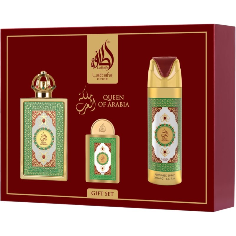 Lattafa Queen Of Arabia подаръчен комплект за жени - Комплект - Сравни цени от 1 магазин с безплатна доставка