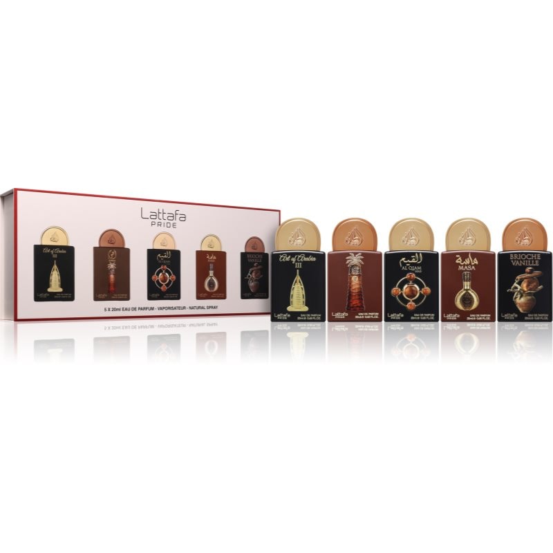 Lattafa Pride Box 3 подаръчен комплект унисекс - Комплект - Сравни цени от 1 магазин с безплатна доставка