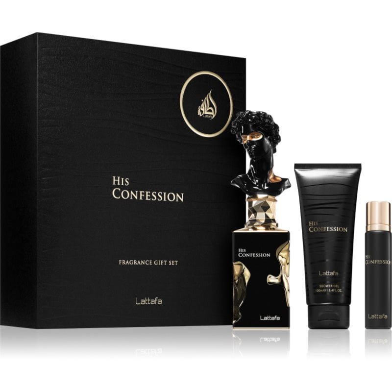Lattafa His Confession подаръчен комплект за мъже
