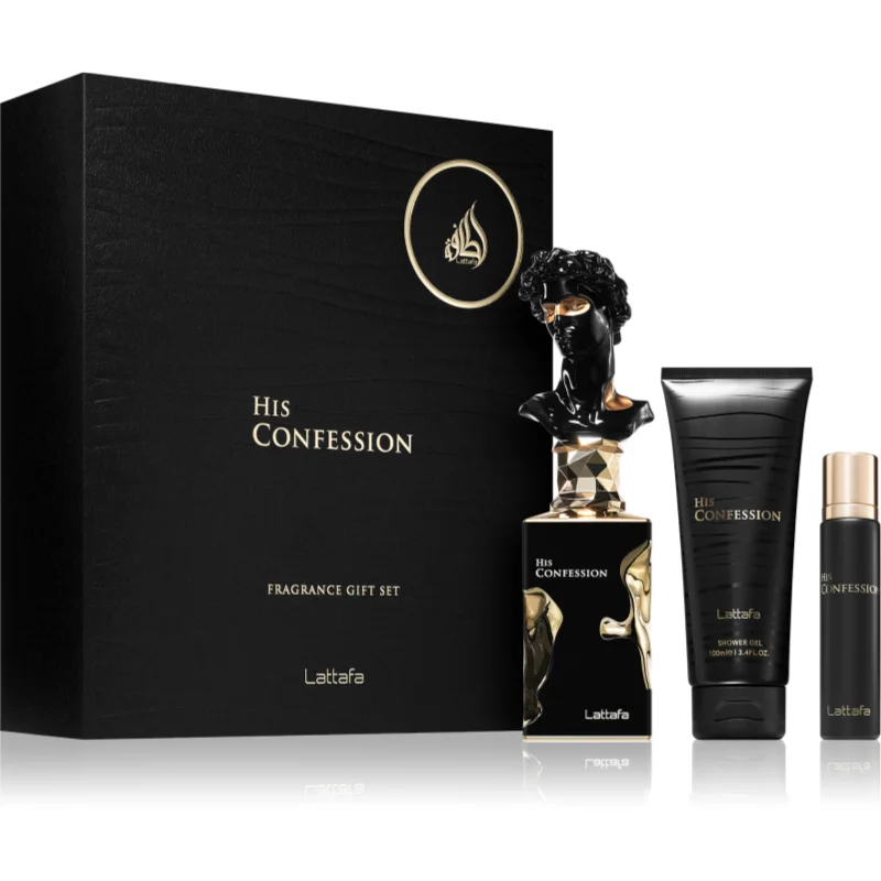 Lattafa His Confession подаръчен комплект за мъже