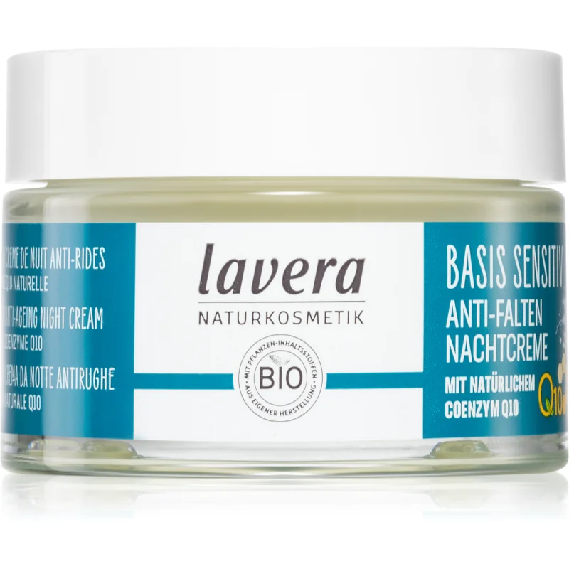 Lavera Basis Sensitiv Q10 нощен крем за лице с коензим Q 10 - Грижа за лице - Сравни цени от 1 магазин с безплатна доставка