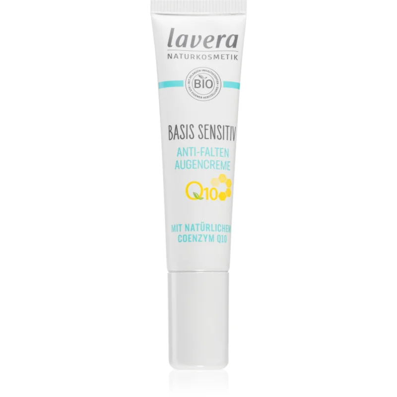 Lavera Basis Sensitiv Q10 крем за околоочната зона против отоци и бръчки с коензим Q 10 - Грижа за лице - Сравни цени от 1 магазин с безплатна доставка