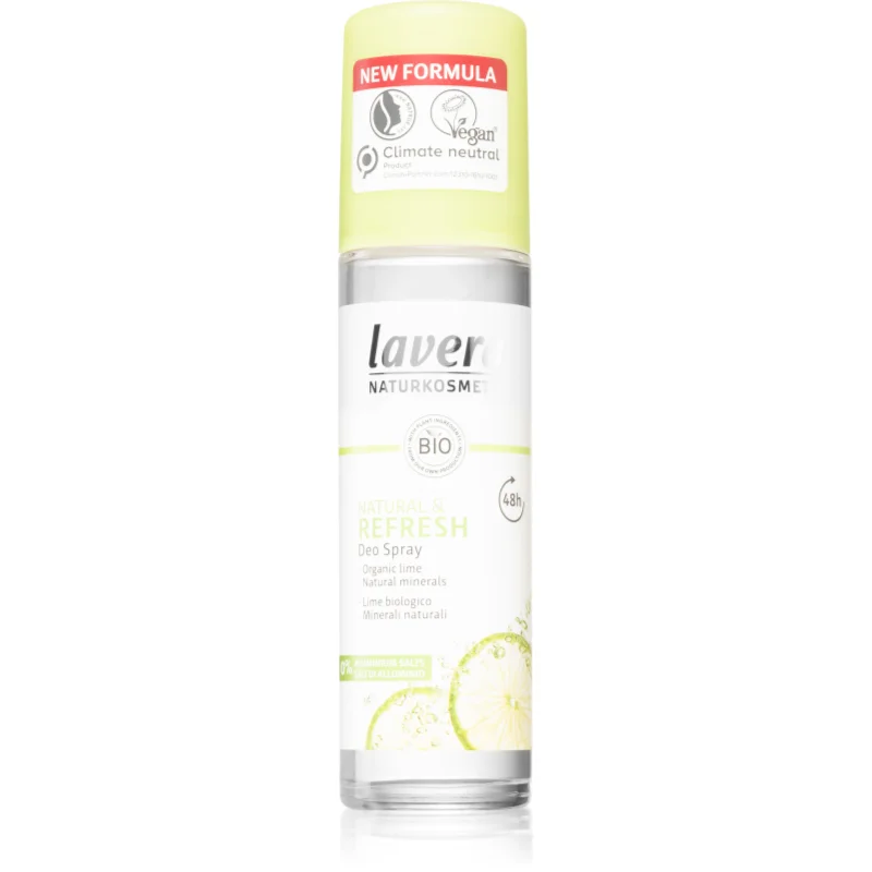 Lavera Natural & Refresh дезодорант в спрей - Грижа за тяло - Сравни цени от 1 магазин с безплатна доставка