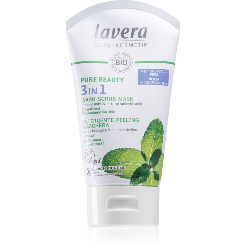 Lavera Pure Beauty дълко почистващ гел 3 в 1