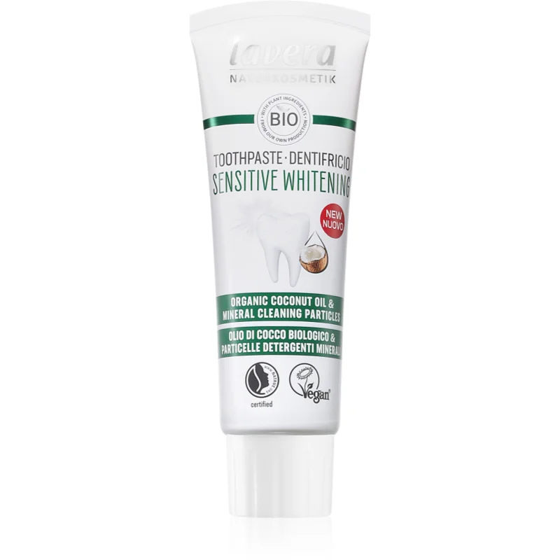 Lavera Sensitive Whitening избелваща паста за зъби