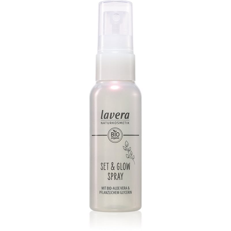 Lavera Set & Glow Spray спрей за фиксация за озаряване на лицето