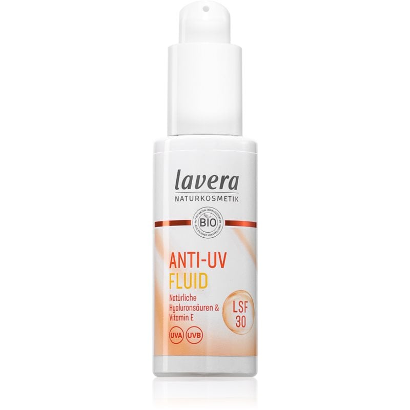 Lavera Anti-UV Fluid слънцезащитен флуид за лице SPF 30