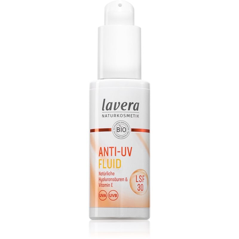 Lavera Anti-UV Fluid слънцезащитен флуид за лице SPF 30 - Грижа за лице - Сравни цени от 1 магазин с безплатна доставка