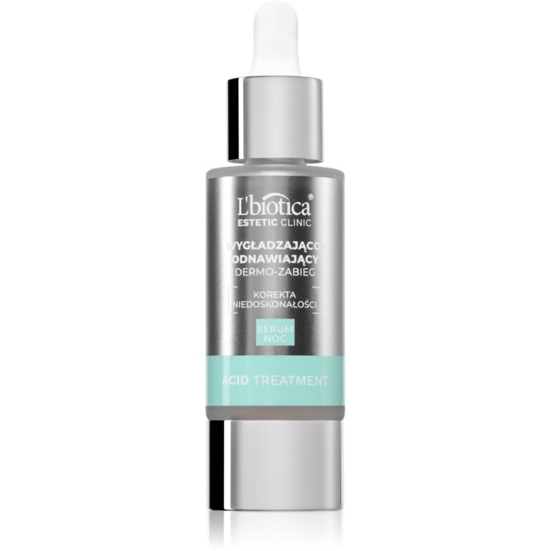 L’biotica Estetic Clinic Acid Treatment възстановяваща нощна грижа с изглаждащ ефект