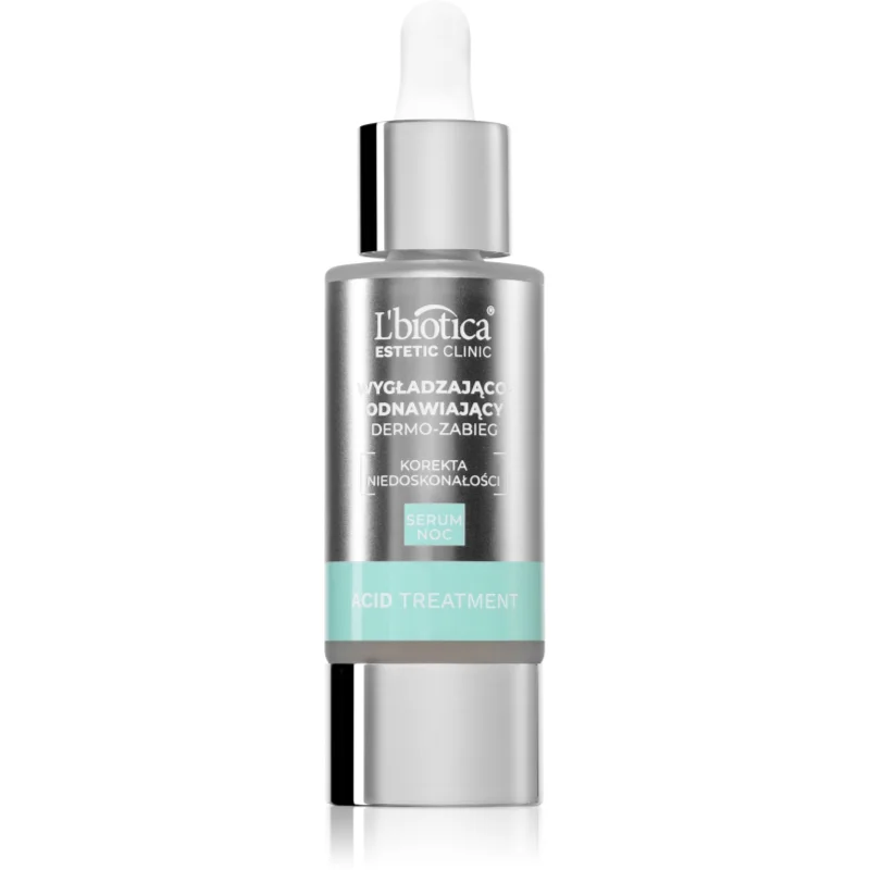 L’biotica Estetic Clinic Acid Treatment възстановяваща нощна грижа с изглаждащ ефект - Грижа за лице - Сравни цени от 1 магазин с безплатна доставка
