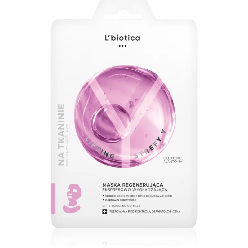L’biotica Lifting Y Zone интензивна регенерираща маска с изглаждащ ефект - Грижа за лице - Сравни цени от 1 магазин с безплатна доставка