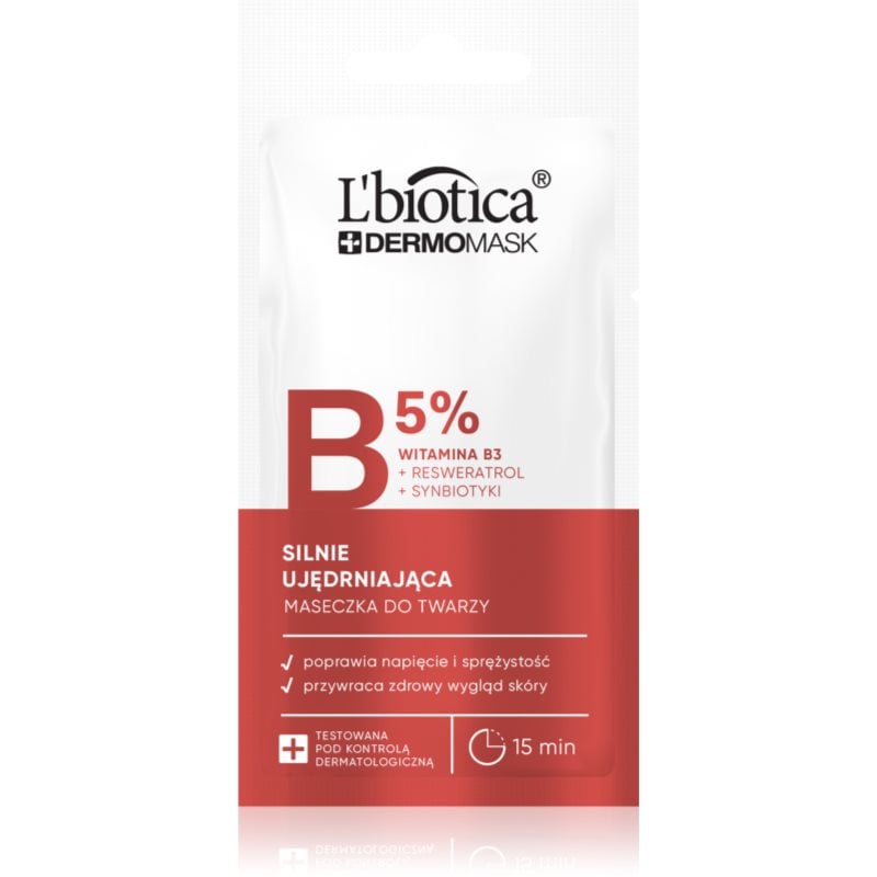 L’biotica DermoMask B 5% стягаща маска за лице