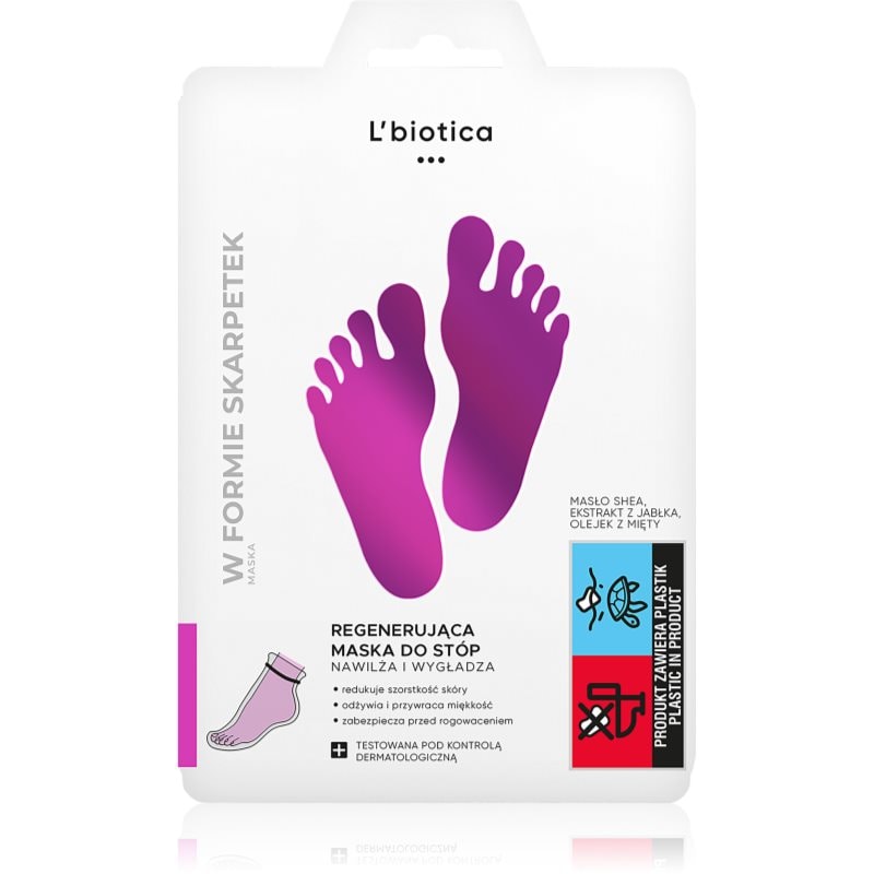L’biotica Masks регенерираща маска за ходила под формата на чорапи - Грижа за тяло - Сравни цени от 1 магазин с безплатна доставка