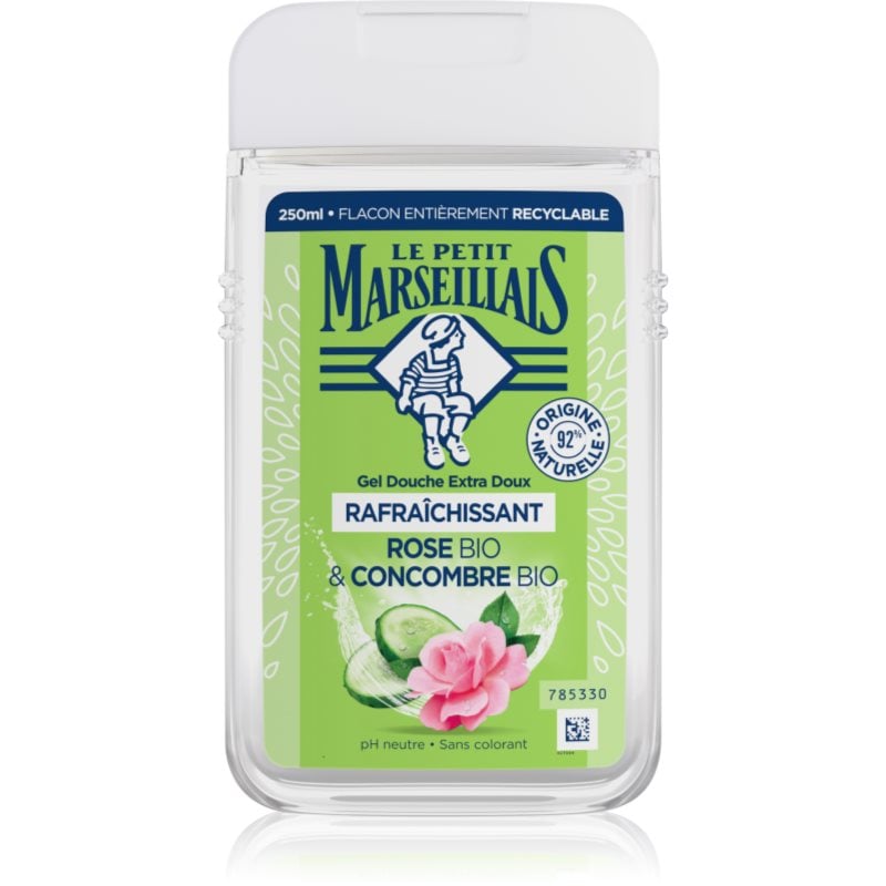 Le Petit Marseillais Rose BIO & Cucumber BIO нежен душ гел