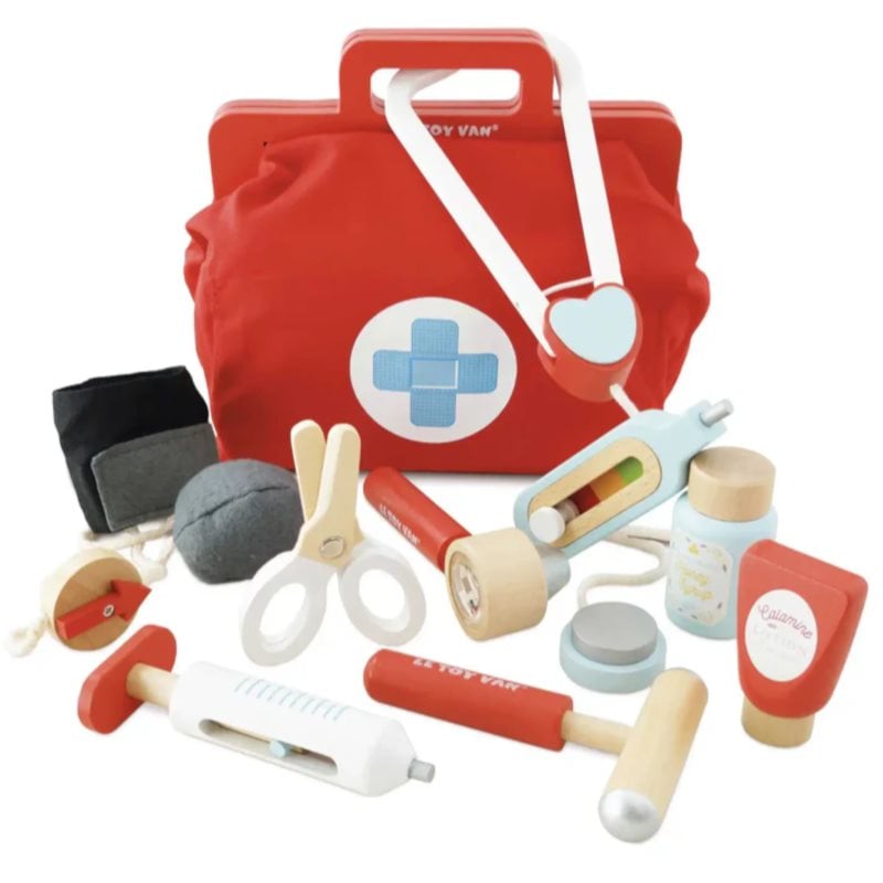 Le Toy Van Doctor Set комплект играчки от дърво 3 y+