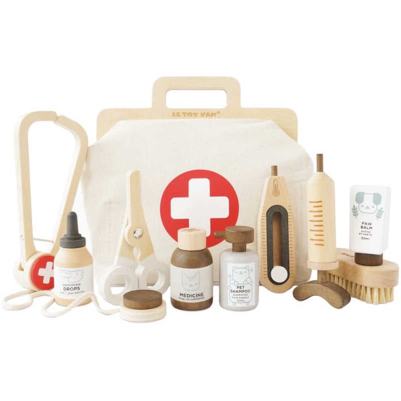 Le Toy Van Vet Set комплект играчки от дърво 3 y+