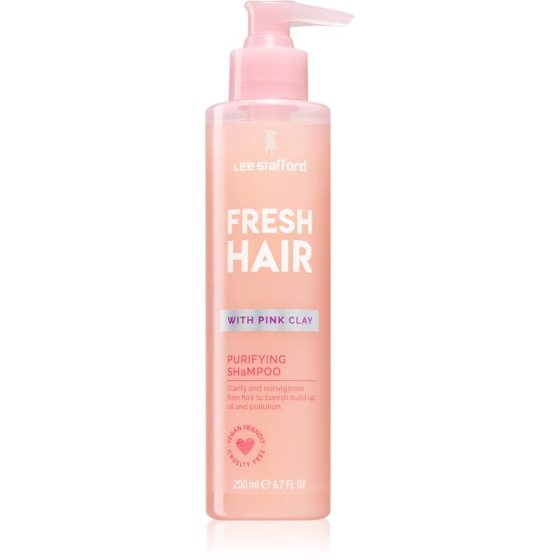 Lee Stafford Fresh Hair Pink Clay дълко почистващ шампоан за всички видове коса