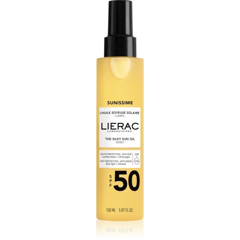 Lierac Lierac Sunissime The Silky Sun Oil олио за загар SPF 50 - Унисекс парфюм 150мл - Сравни цени от 1 магазин с безплатна доставка