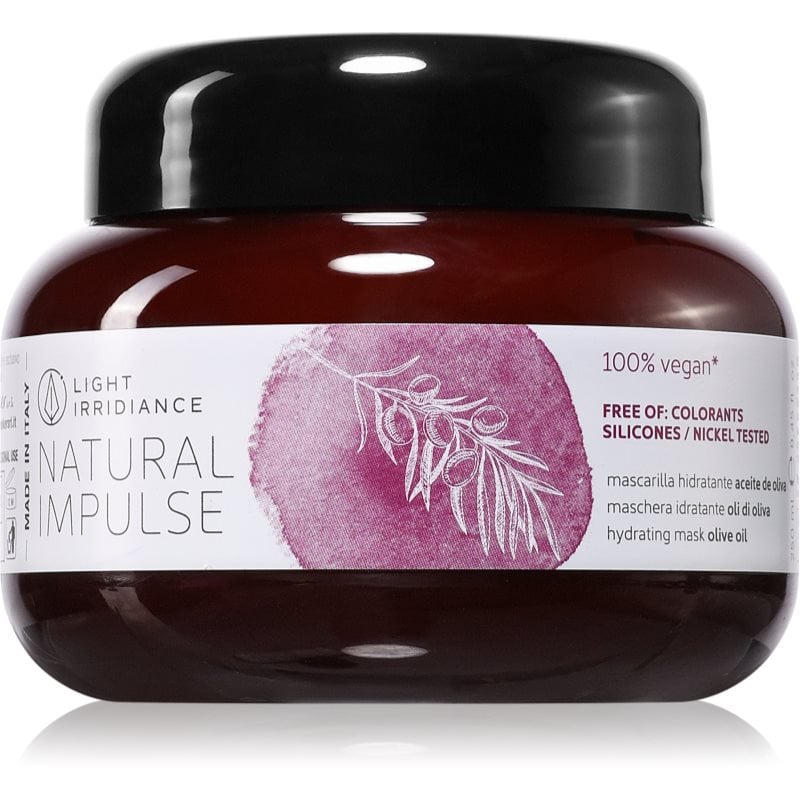 Light Irridiance Natural Impulse Olive oil хидратираща маска за по-лесно разресване на косата