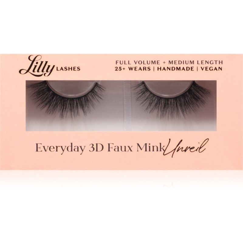 Lilly Lashes Lilly Lashes Everyday 3D Faux Mink изкуствени мигли тип Unveil - Унисекс парфюм 1мл - Сравни цени от 1 магазин с безплатна доставка