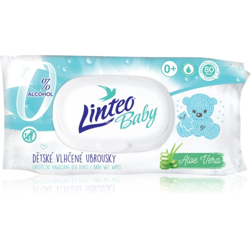 Linteo Baby Pure & Fresh нежни мокри кърпички за бебета с алое вера
