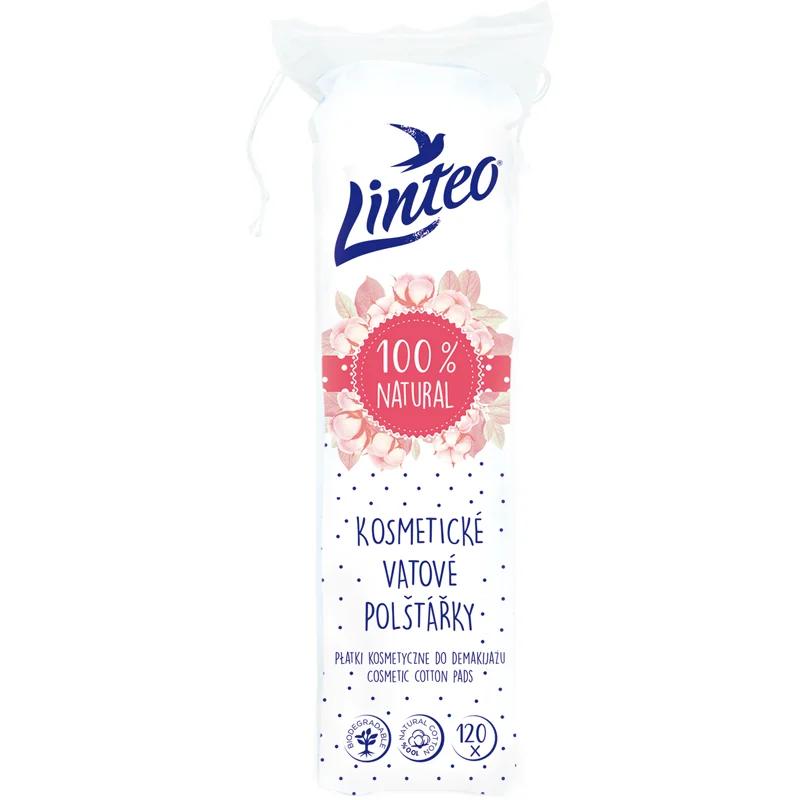 Linteo Natural Cotton Pads памучни подложки - Грижа за лице - Сравни цени от 1 магазин с безплатна доставка