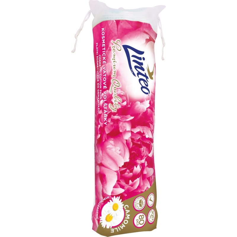 Linteo Premium тампони за почистване на грим Camomile - Грижа за лице - Сравни цени от 1 магазин с безплатна доставка